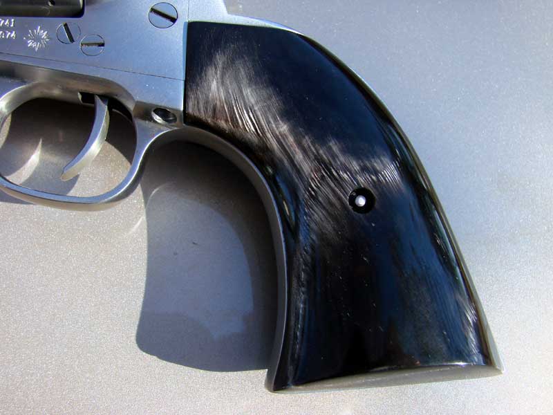 Interarms Virginian Dragoon Pistol Grips – 3 3/8″ Tall Black Plastic With Screw